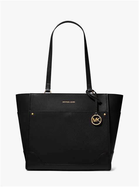 michael kors harrison large leather tote bag|michael kors saffiano leather tote.